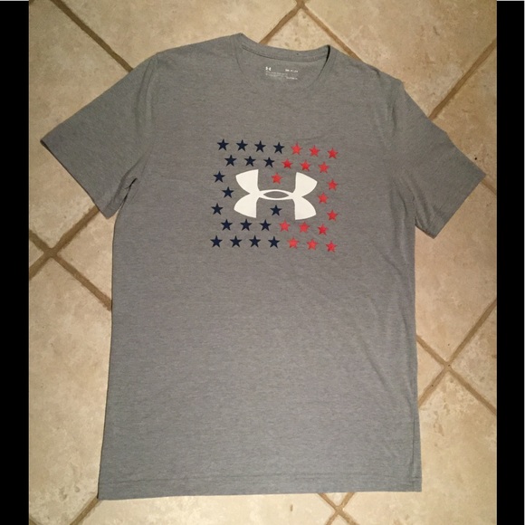 mens grey under armour t shirt